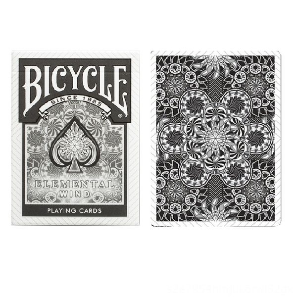 

bicycle elemental wind playing cards deck uspcc running wear athletic & outdoor apparel collectible poker magic cards magic tricks props for, Black;blue