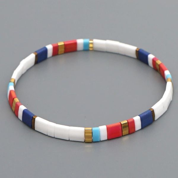 

go2boho bracelet boho bracelets for women miyuki tila beads trendy boho jewelry colorful armband, Golden;silver