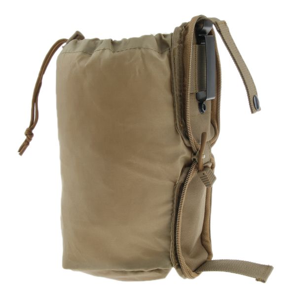 

waterproof molle waist bag hiking camping water bottle holder
