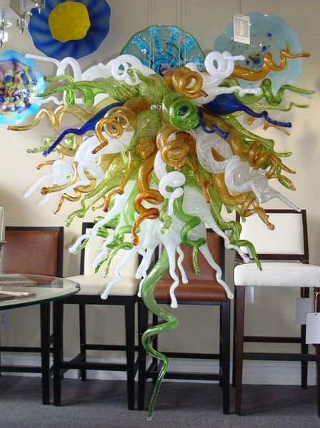

100% mouth blown ce ul borosilicate murano glass dale chihuly art new style lighting fixture home villa l decor