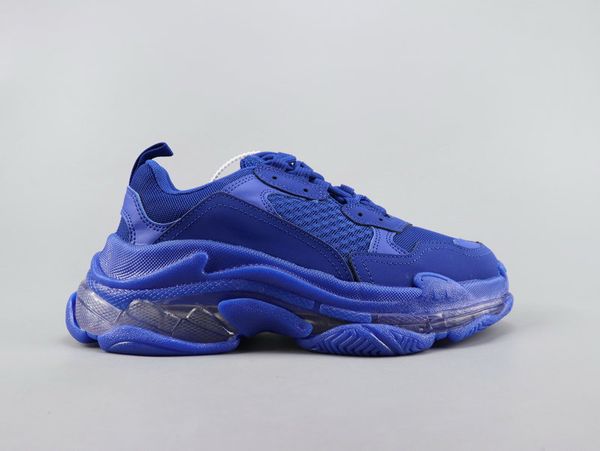 

2020 fashion crystal bottom casual shoes triple track 2.0 old dad sneaker combination nitrogen outsole men women tripler sneakers 36-45 c11, Black