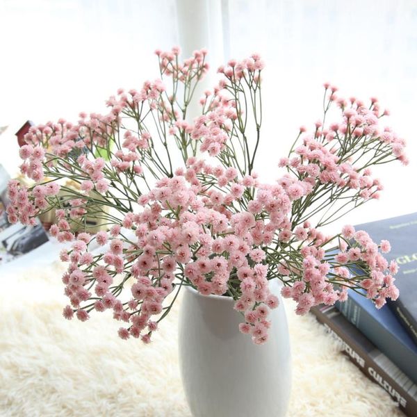 

artificial silk fake flowers baby's breath floral wedding bouquet party decors artificial flowers home outdoor wreaths decor