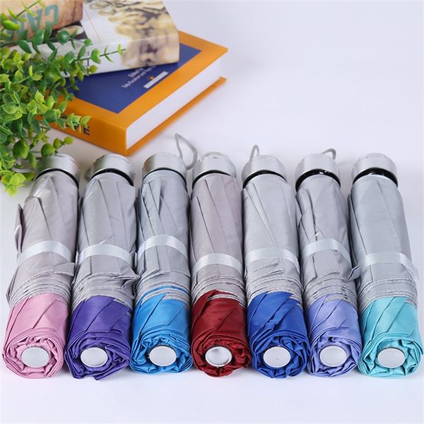 

three folds eight skeletons umbrella man women reverse rod silver glue sunshade diy content advertising umbrellas 5 85yt l1