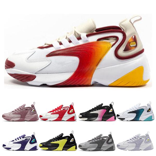 

fashion m2k zoom 2k men women running shoes triple black cream white race red royal blue sports sneakers mens trainers size 36-45