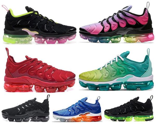 

2020 tn plus running shoes bumblebee game royal mens women sports be ture hyper blue violet pink rise tropical sunsetsneakers 36-45