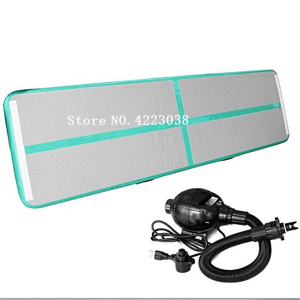 

3*1m inflatable gymnastic mat professional air track tumbling mat with pump for practice gymnastics, cheerleading, tumbling