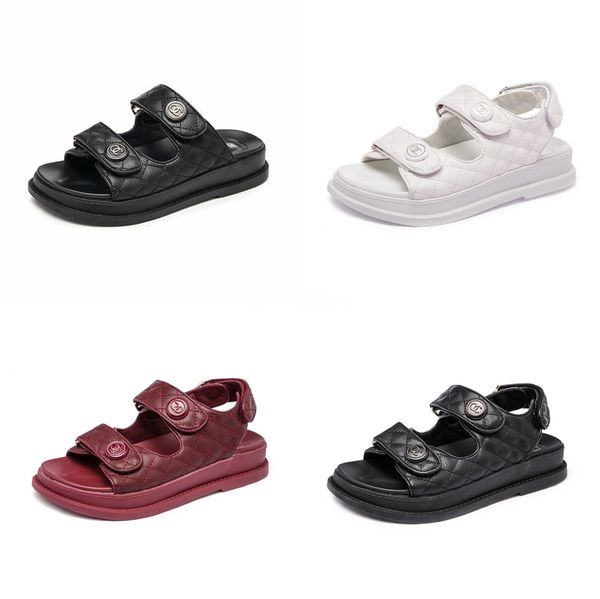 

malemonkey 821526 fashion flat comfort sandals summer 2020 female shoes retro sandals ladies slip-on flat women#271, Black