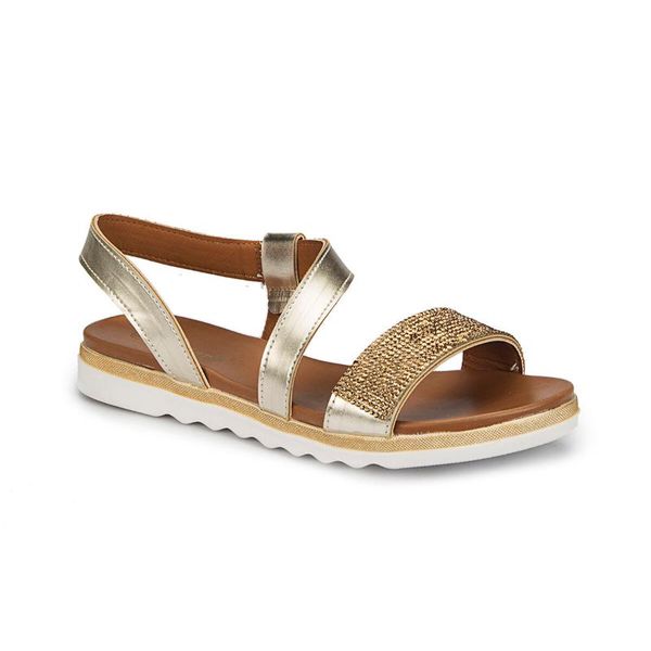 

flo 81.311498.z gold women sandals polaris, Black