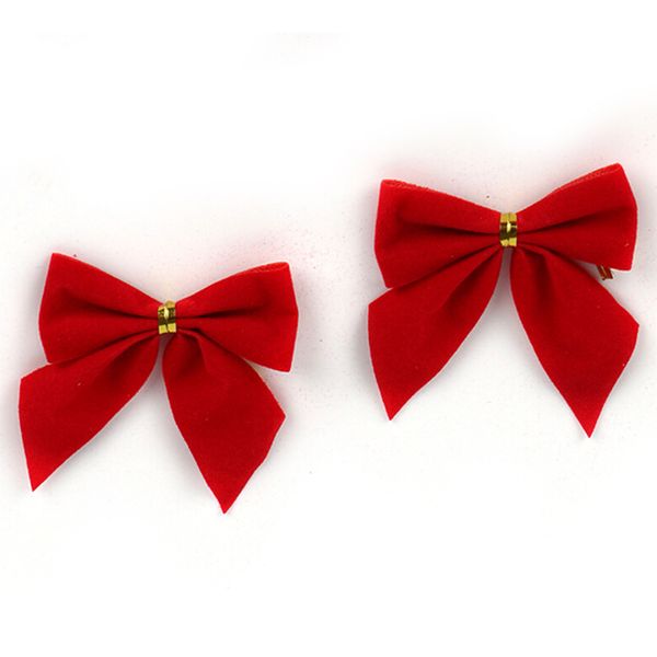 

12pcs pretty bow xmas ornament christmas tree decoration festival party home bowknots baubles baubles new year decoration