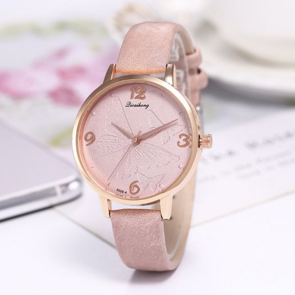 

simple ladies fashion belt quartz wrist watch casual student table female models watch brand montre femme 2019 gifts for women, Slivery;brown