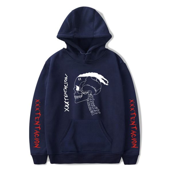 

xxxtentacion fashion brand men's clothing sprint autumn hooded pullover 6 colors hoodies sweatshirts plus size hoodies men, Black