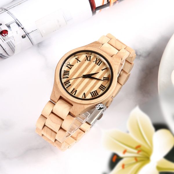 

ladies wood watch for women stylish gifts women quartz sports wooden watch ladies luxury 2020 new arrived, Slivery;brown