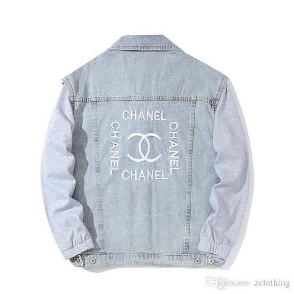

2020 mens designer jackets spring and autumn fashion men women denim jacket casual hip hop designer coat windbreaker size m-xxl, Black;brown