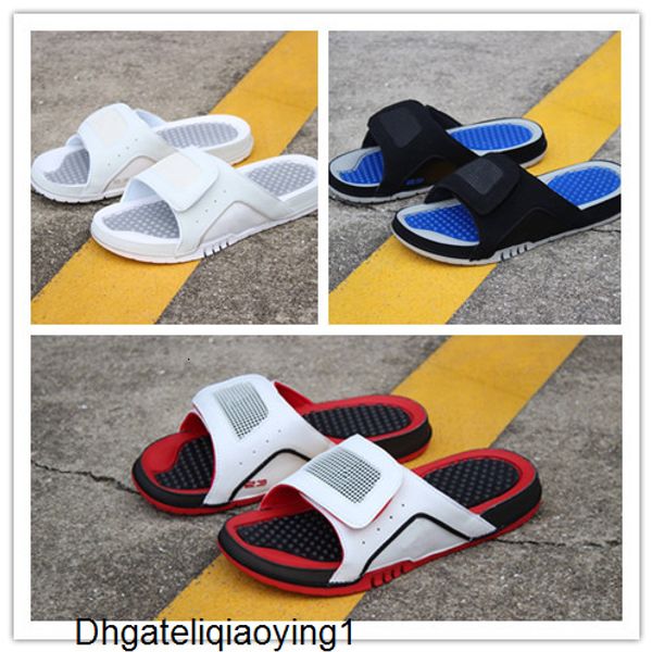 

wholesale 4 iv hydro red white slippers men 4s basketball shoes sneakers casual outdoor women fashion trainers size 36-46, Black