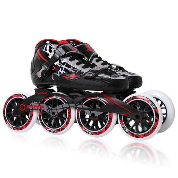 

sr8 speed inline skates carbon fiber professional competition skate 4 wheels racing skating shoes patines patins