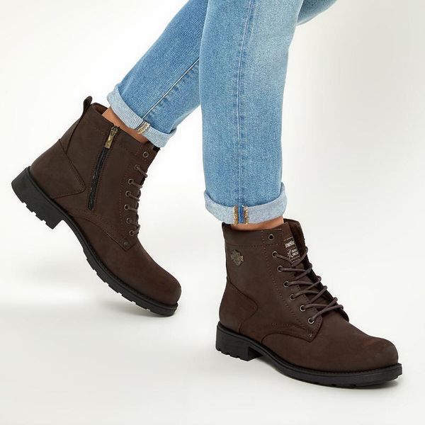 

flo harlem brown men boots kinetix, Black