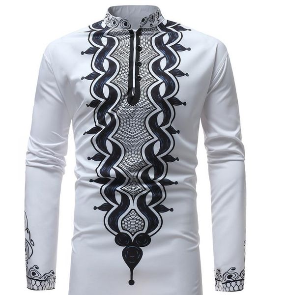 

men luxury t shirt white casual stand collar mens designer t shirts clothes solid color men's large size long sleeve t-shirt us size, White;black