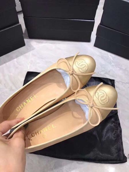

2019 c c women hoe fa hion prom evening de igner hoe flat brand luxury de igner women hoe lip on with hoe box
