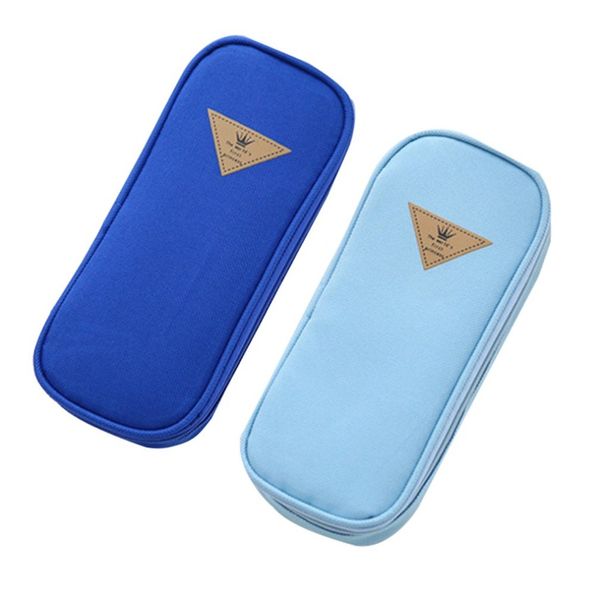 

acehe cute multifunctional pencil case canvas pencil bag gift for boys girls student zipper pen bags school supplies stationery