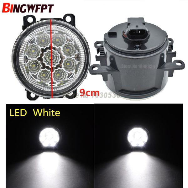

9 piece led round front left + right fog lamp lights daytime running lights 4f9z-15200- for swift mz ez hatchback 05-15