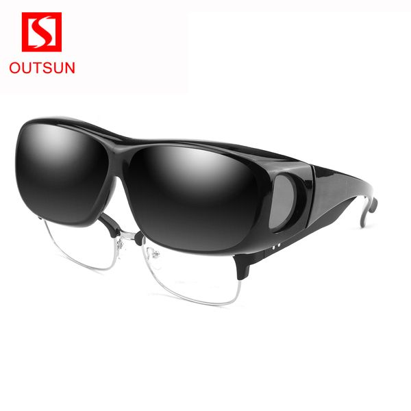 

outsun brand polarized lenses men women fishing fit over sunglasses outdoor 2020 sport sun glasses okulary gafas de sol oculos y200420, White;black
