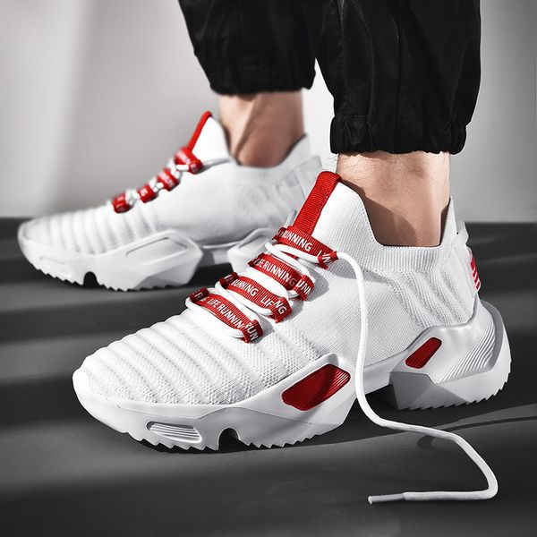

breathable running shoes light men new sports shoes large size 47 comfortable sneakers men fashion casual jogging walking