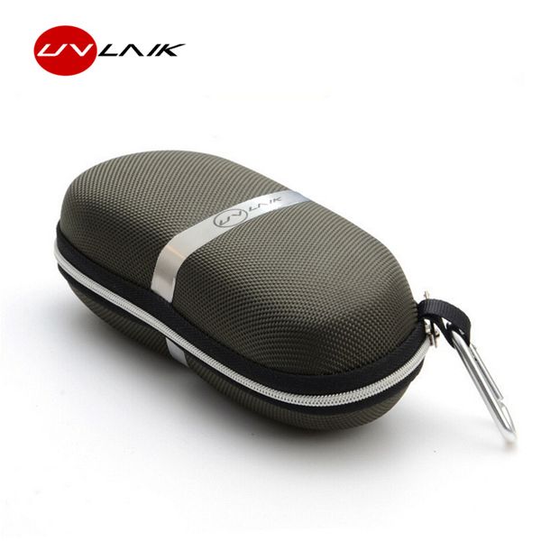 

uvlaik original black sunglasses boxes pressure resistance glasses case for eyeglass box, Silver
