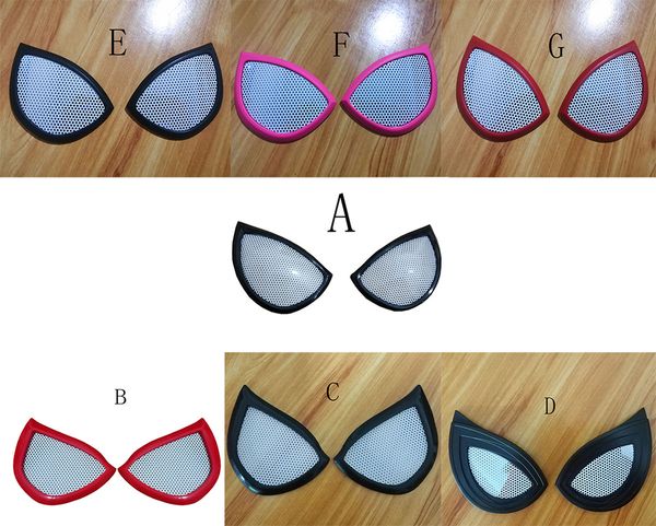 

черный стиль паук очки глаз паука lenses1111111, Black;red