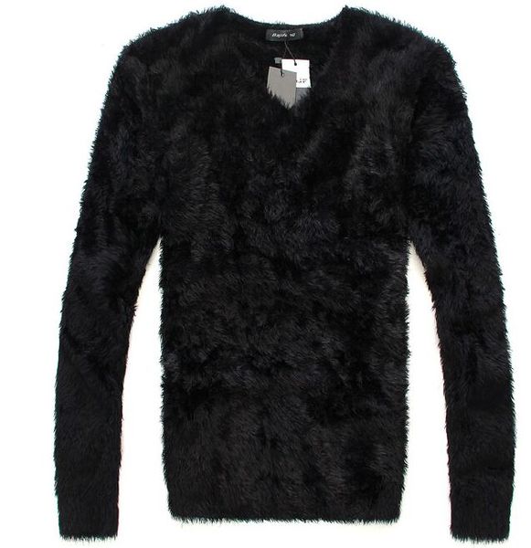 

mens autumn winter new arrival warm solid sweaters fashion slim fit v neck pullover casual, White;black