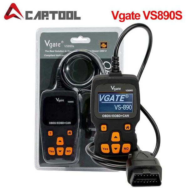 

obd2 vgate vs890s vs890 obd2 auto scanner code reader scanner support multi-brands cars obdii car diagnostic tool
