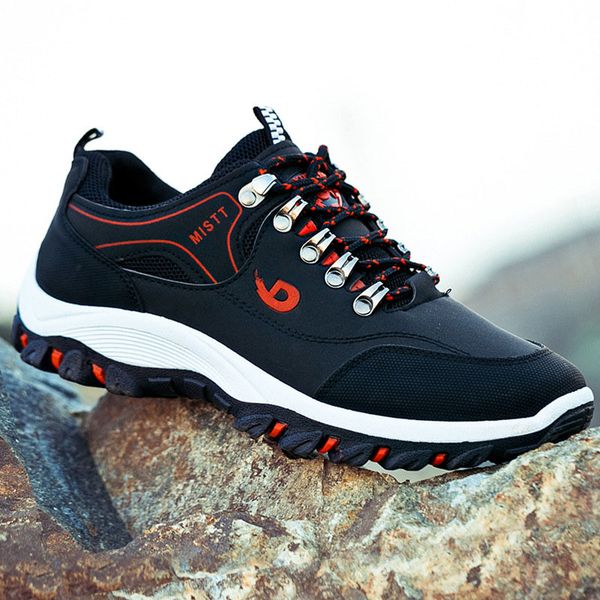 

men's hiking shoes male outdoor shoes hiking antiskid breathable trekking hunting tourism mountain sneakers boots