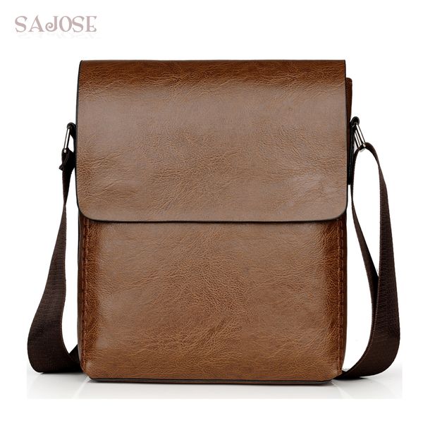 

crossbody bags for men leather shoulder bag male casual simple knitting messenger bags business men's hand bag