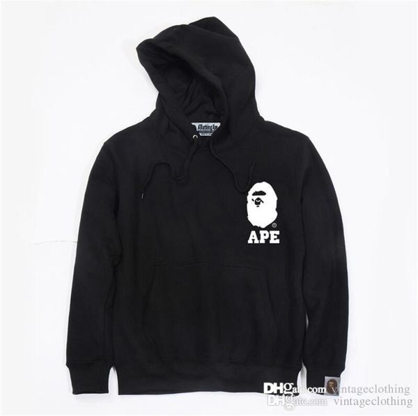 

новая зима осень толстовка мужчины с капюшоном hip hop streetwear толстовка с длинным рукавом пальто толстовка дизайнерские толстовки, Black