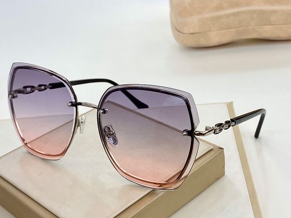 

2020 lady medium cateye shape metal sunglass 5428 selling luxury eyewear with original case, White;black