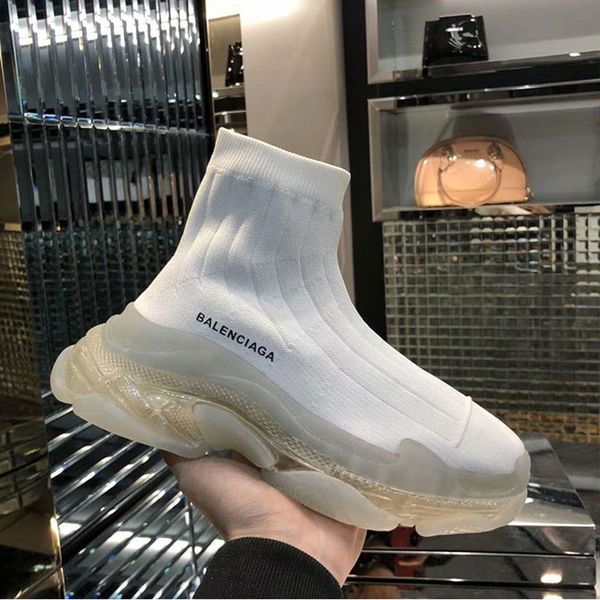 

носки bootstriple-sairknitmidsock 20 мужчин и женщин дышащие носки кроссовки повседневная тенденция кристалл яркий мартин сапоги 35-45, Black