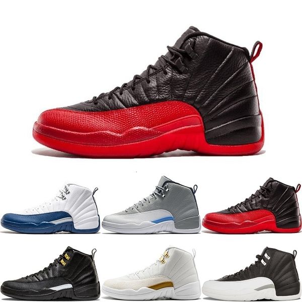 

new 12 basketball shoes ovo white taxi flu game gamma blue playoff flint french blue wool grey hyper jade 12 classic men seankers