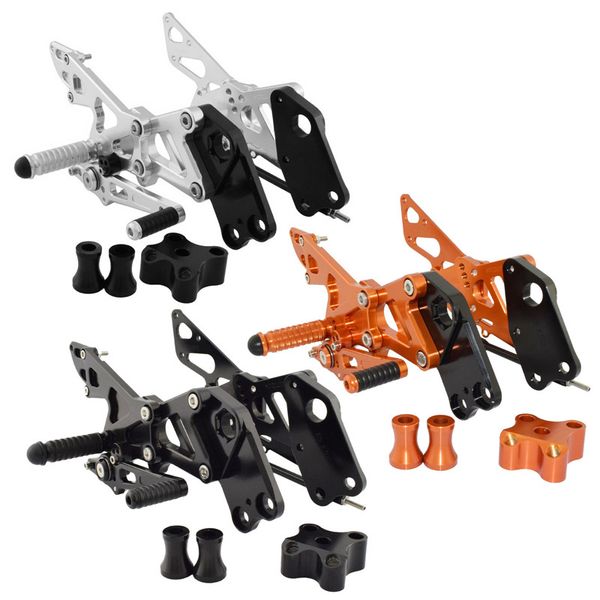 

adjustable rearset footrests foot rest pegs rear set for rc 125 200 390 rc125 rc200 rc390 2014 2015 2016 2017 2018 2019 2020