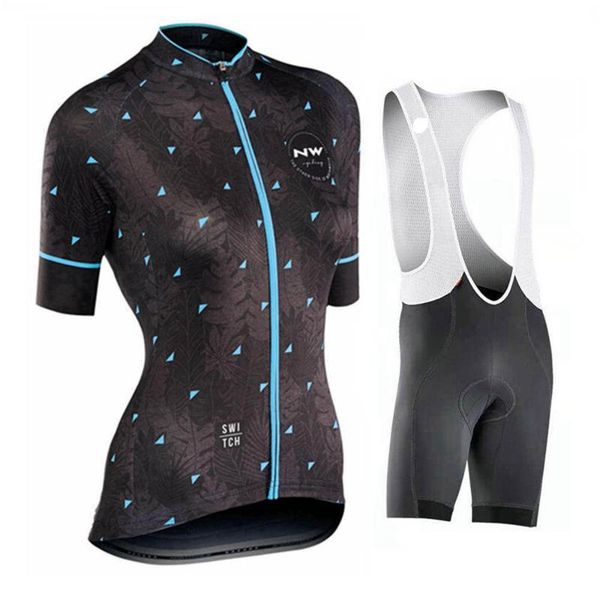 

2020 new women cycling jersey set short sleeve clothes quick dry pro team mtb bicycle bike road riding clothing set, Black;red