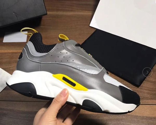 

2019 new b22 men's sports shoes casual shoes fashion ladies french designer brand casual shoes m01010004, Black