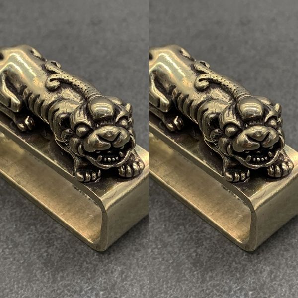 

dongguan broken copper pure copper two-color kongfu belt ring meson men's belt personalized accessories ring made old fine polishing, Slivery;black