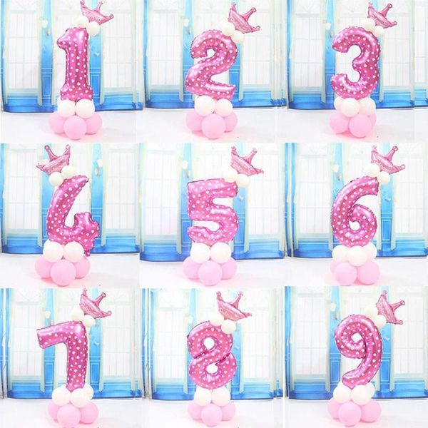 

количество balloon baby shower дети празднование дня рождения фольга воздушные шары день рождения свадебные украшения supplies centerpiece п