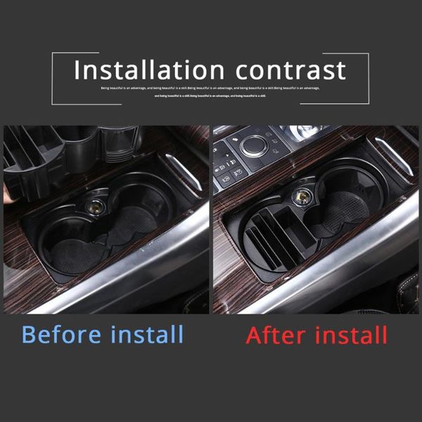 

for sport rr sport 2014-2018 car-styling plastic central console multifunction storage box phone tray accessory