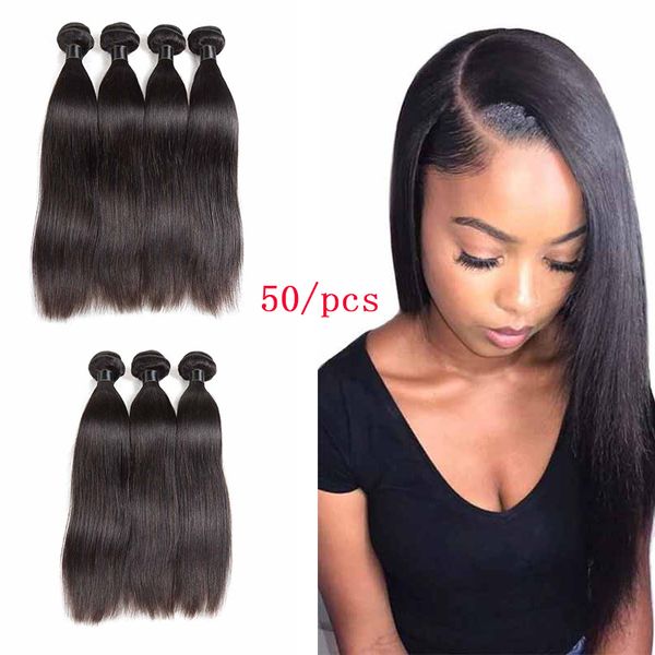 

9 бразильские волосы девственниц прямой необработанные человеческие волосы перуанского малазийский индийский камбоджийские straight-4 5 6 св, Black