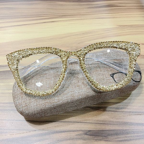 

men women retro large big square clear lens clear frame fashion glasses eyewear gold silver plain glass, White;black