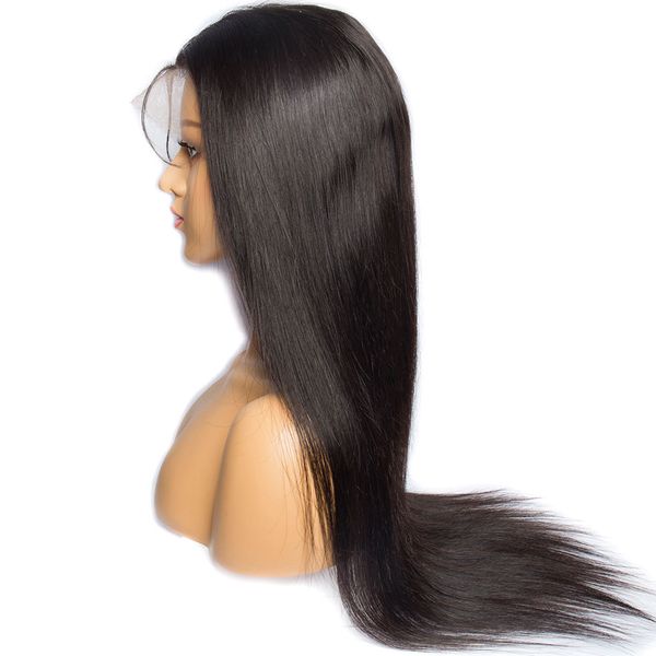

full lace with wigs european human hair straight hair full lace with thin skin perimeter wig for black woman ing