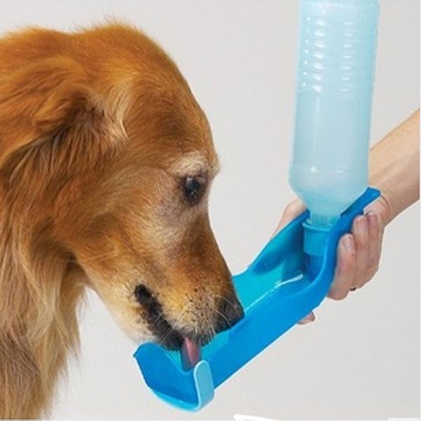 

1pc pet dog water bottle 250ml foldable portable drinking bottle travelling outdoor drinking feeder bowl