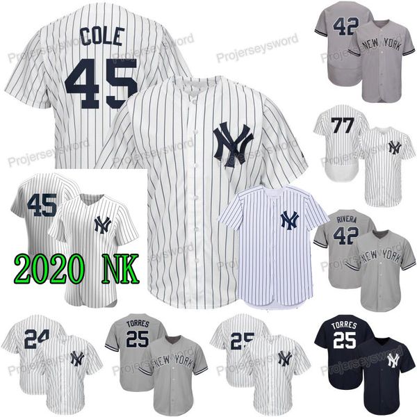 

#45 gerrit cole jersey aaron judge gary sanchez gleyber torres dj lemahieu giancarlo stanton luke voit aroldis chapman happ baseball jerseys, Blue;black