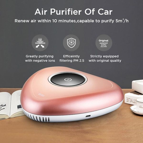 

usb aroma diffuser smart bedroom with led light home anion interior office mini car air purifier gift freshener