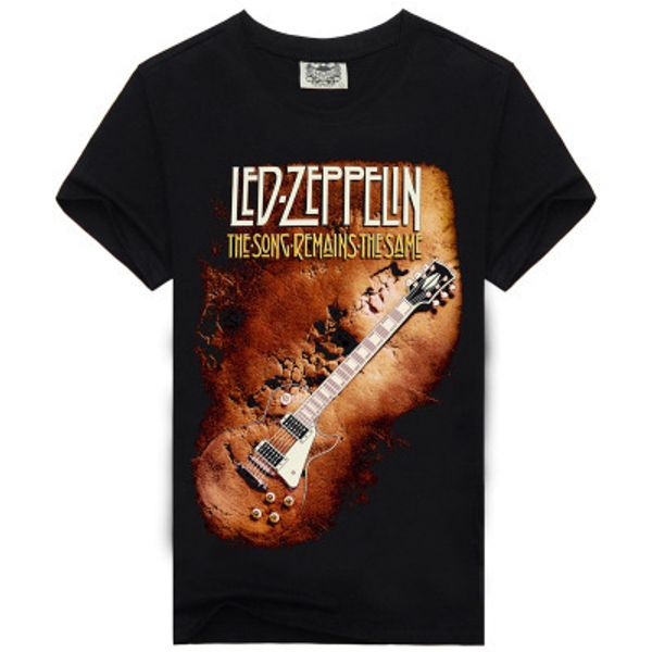 

2020 new fashion summer men's t-shirt street men's wear euramerican trendy rock printed t-shirt short sleeve black t-shirt, White;black