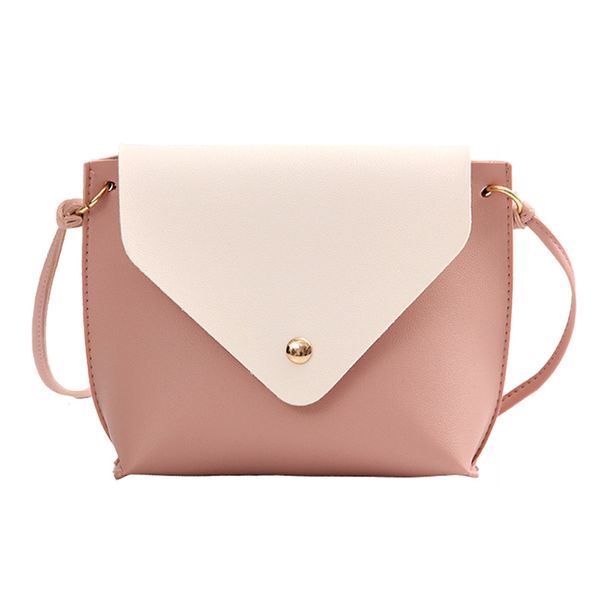 

women shoulder bag leather crossbody bags hit color shoulder bag messenger satchel tote handbags hasp phone money pouch totes